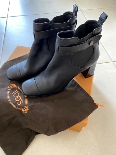 Bottine cuir noir tod - noir, tod's