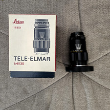 Objectif LEICA Tele-elmar Tele elmar 1:4/135 4 135 Leitz Wetzlar 11851 NEUF