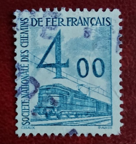 Timbre france 1960 sncf - 1960, petit