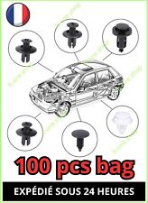 100 Rivets Plastique Clips De Fixations Pour Garniture Carrosserie De Voiture