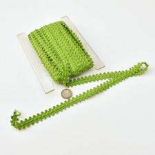Galon vert L 1,7 cm 13 mètres passementerie mercerie vintage pop