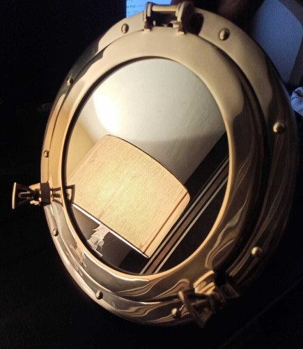 Miroir laiton polissé - polissé, 12"
