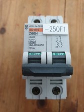Disjoncteur Mono Merlin Gerin C60N C40 2P 24206