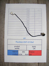 Câble / connecteur d’alimentation pour HP Pavilion DV7-3110sf