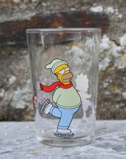 *Verre à moutarde The Simpsons Homer et Lisa patinage 2016 Mat Groening