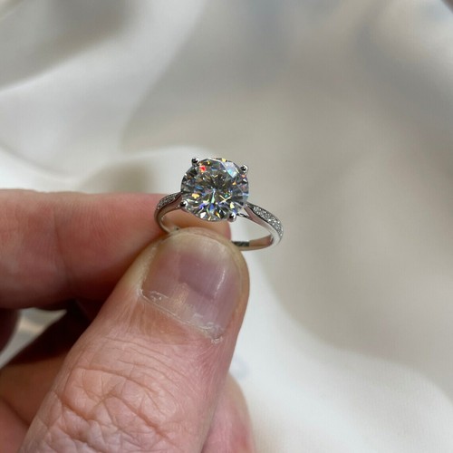 Carat moissanite de - 2.5, mm)