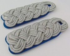 Allemand WW2 / Paire de pattes d'épaules d'officier médicale - ( authentique )