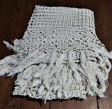 Rideau crochet coton écru 130 X 210 cm