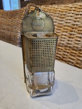 Lampe Berger Santogène Brûle Parfum Ancien Verre Laiton Années 1920