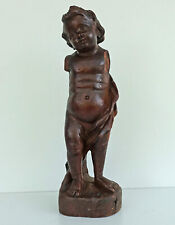 ANGE Angelot Putti en Bois Sculpté ( Ht 40cm )  Epoque XVIIIème Siècle