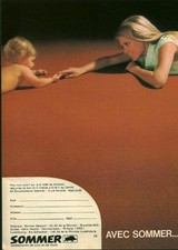 Publicité ancienne revêtements de sols et de murs Sommer 1970  issue de magazine