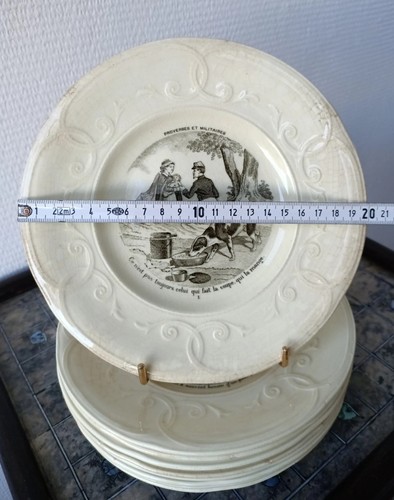 Gien talking plate proverbs - gien, &