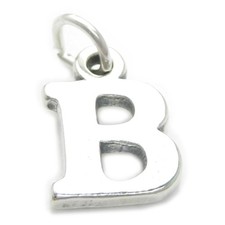 Lettre B Breloque initiale en
