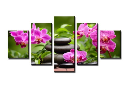 Tableau sur toile orchidées - tableau,