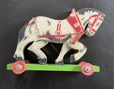 Joli Cheval Ancien En Bois