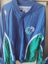 game worn jacket nba warm up robert pack dallas mavericks champion usa