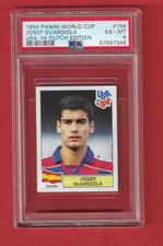 Carte Gradée Football Soccer 1994 Panini World Cup Josep Guardiola #156 PSA 6