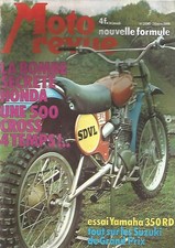 MOTO REVUE N°2196 YAM 350 RD / HONDA CROSS 500 / GUZZI 125 TRAIL / SUZ G.P