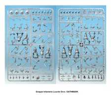 OATHMARK Grappe Infanterie Lourde Orcs Figurines 28mm plastique