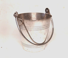 Seau à glace ART DECO - Métal argenté - H: 11 cm