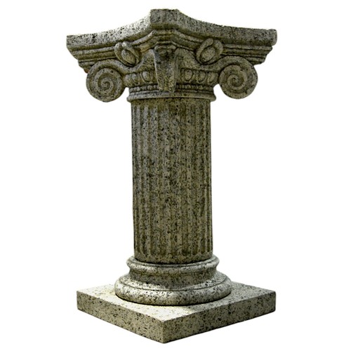 Colonne avec chapiteau - colonne, en