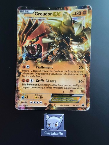 Carte pokemon groudon - carte,