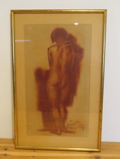 Tableau Sanguine Femme Nue