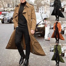 Manteau trench long classique