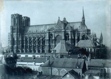 REIMS - PLAQUE PHOTO VERRE 12