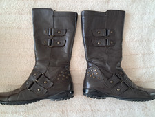 Bottes cavalières marrons San