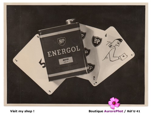 Publicité energol auto - auto,, bp