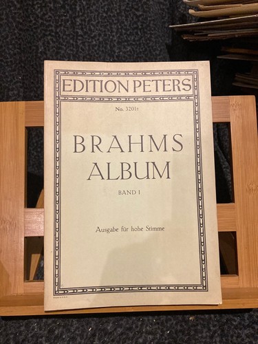Brahms album volume voix - brahms, 1