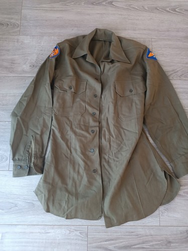 Chemise moutarde flanel ww2 - chemise, us