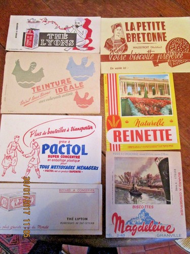 Lot buvards - de, 25