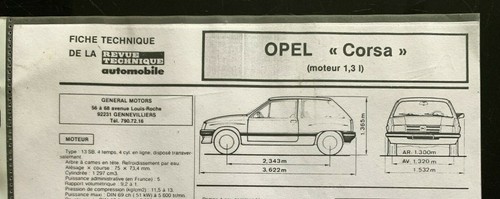 Fiche technique a - 8)fiche, r.t.a