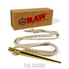 RAW Gold Poker Rolling Paper Tool