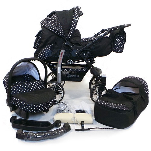 Poussette landau 3en1 roues - poussette,