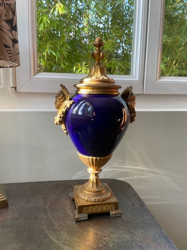 Vase urne porcelaine - en,