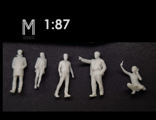 Set x5 figurine - 1/87,