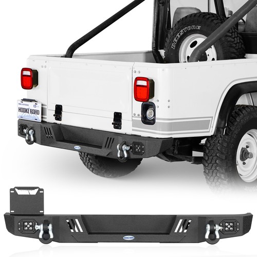 Black steel rear - black, w/led
