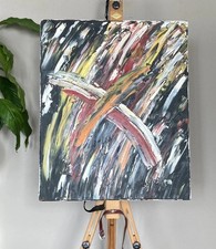 Tableau contemporain huile sur toile signée CRISSLAS