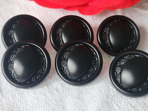 Lot boutons ancien verre - lot, 6