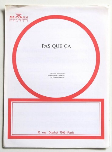 Partition sheet music - , dominic