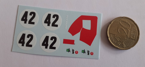 Decalcomanie decals matra - decalcomanie, 1/43