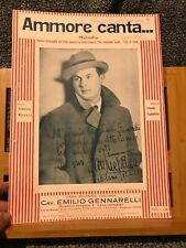 Tagliaferri / Murolo Amore canta partition chant piano éditions Gennarelli