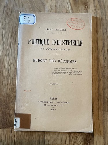 Livre politique industrielle - livre,