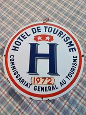 PLAQUE EMAILLEE BOMBEE