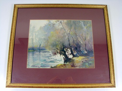 Aquarelle ecole lyonnaise - aquarelle, xx°