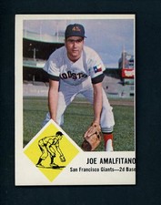 1963 Fleer # 36 Joe Amalfitano