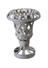 Cache pot vase - fleur, ancien